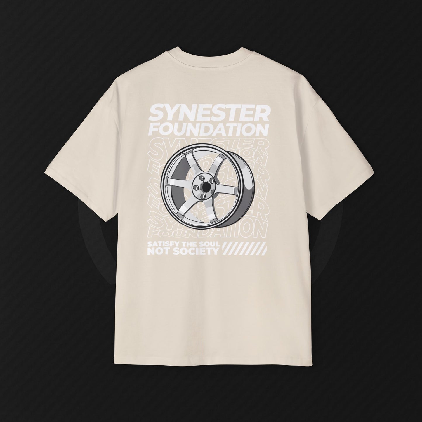 "STS" Oversized Tee – Satisfy The Soul, Not Society