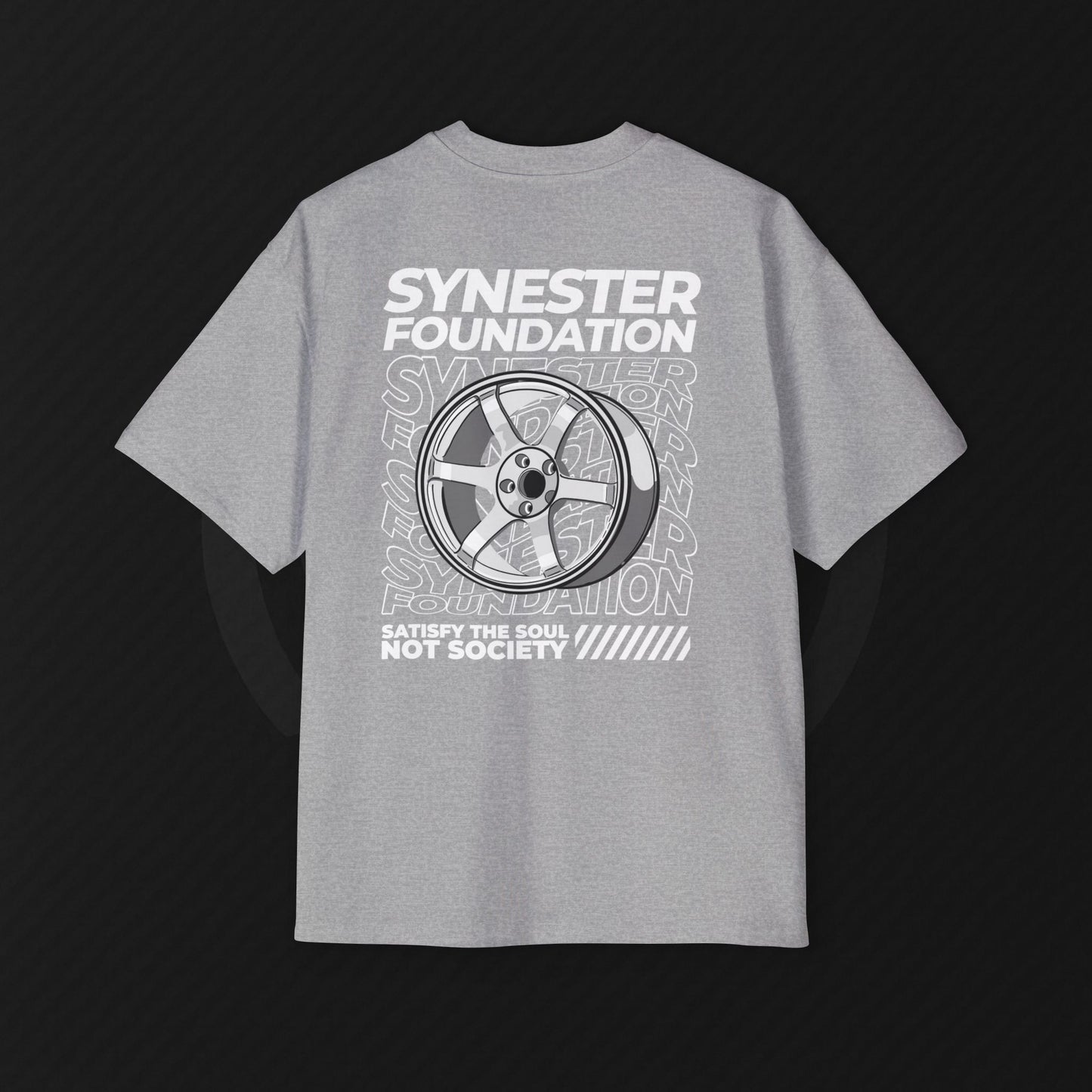 "STS" Oversized Tee – Satisfy The Soul, Not Society