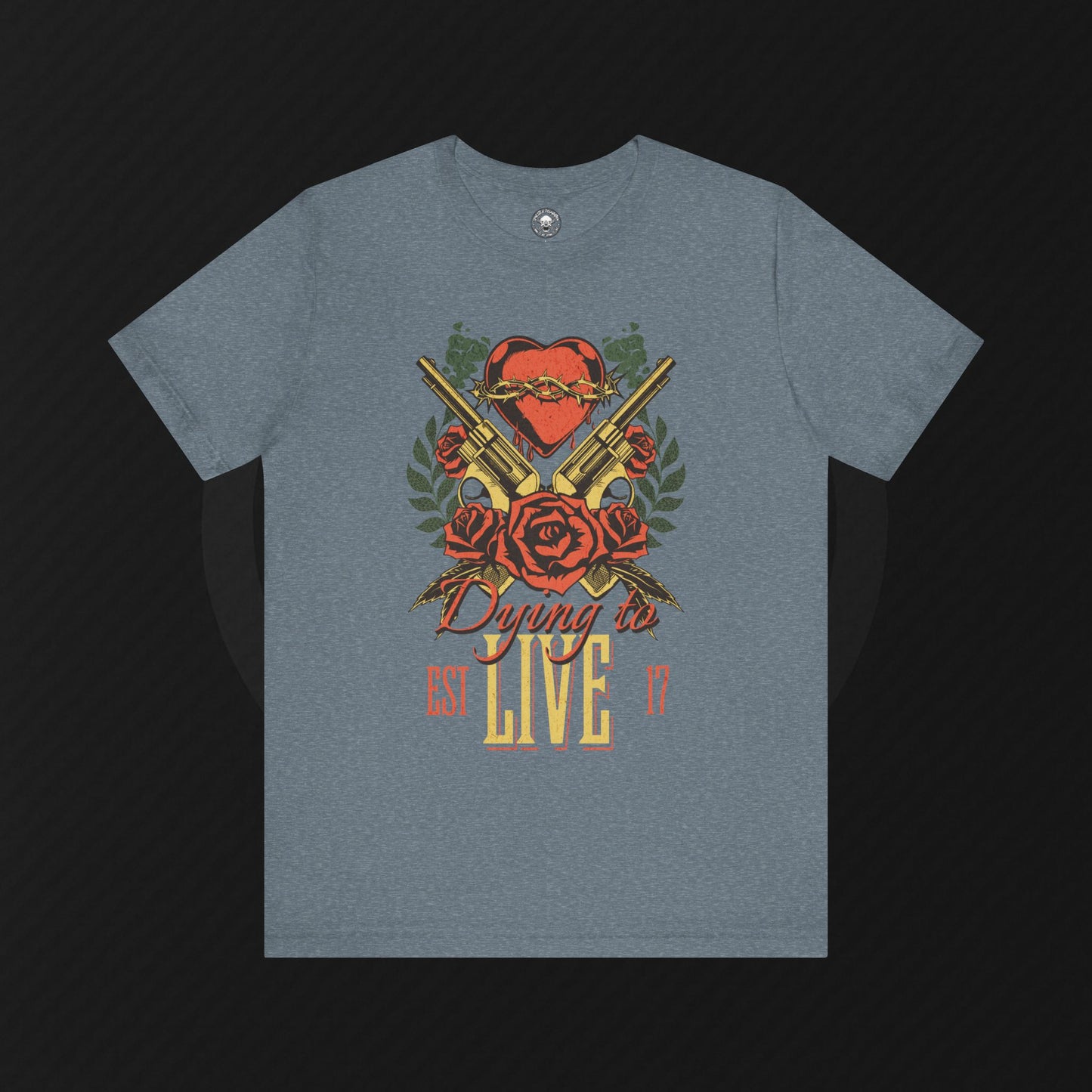"Gunz & Roses" Tee – Synester Foundation | Dying to Live Collection