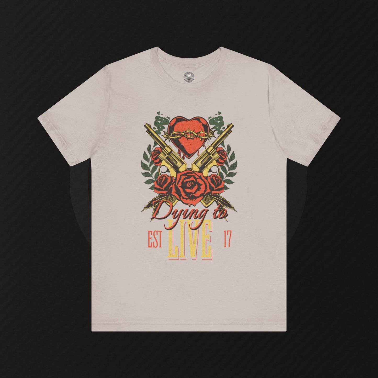 "Gunz & Roses" Tee – Synester Foundation | Dying to Live Collection