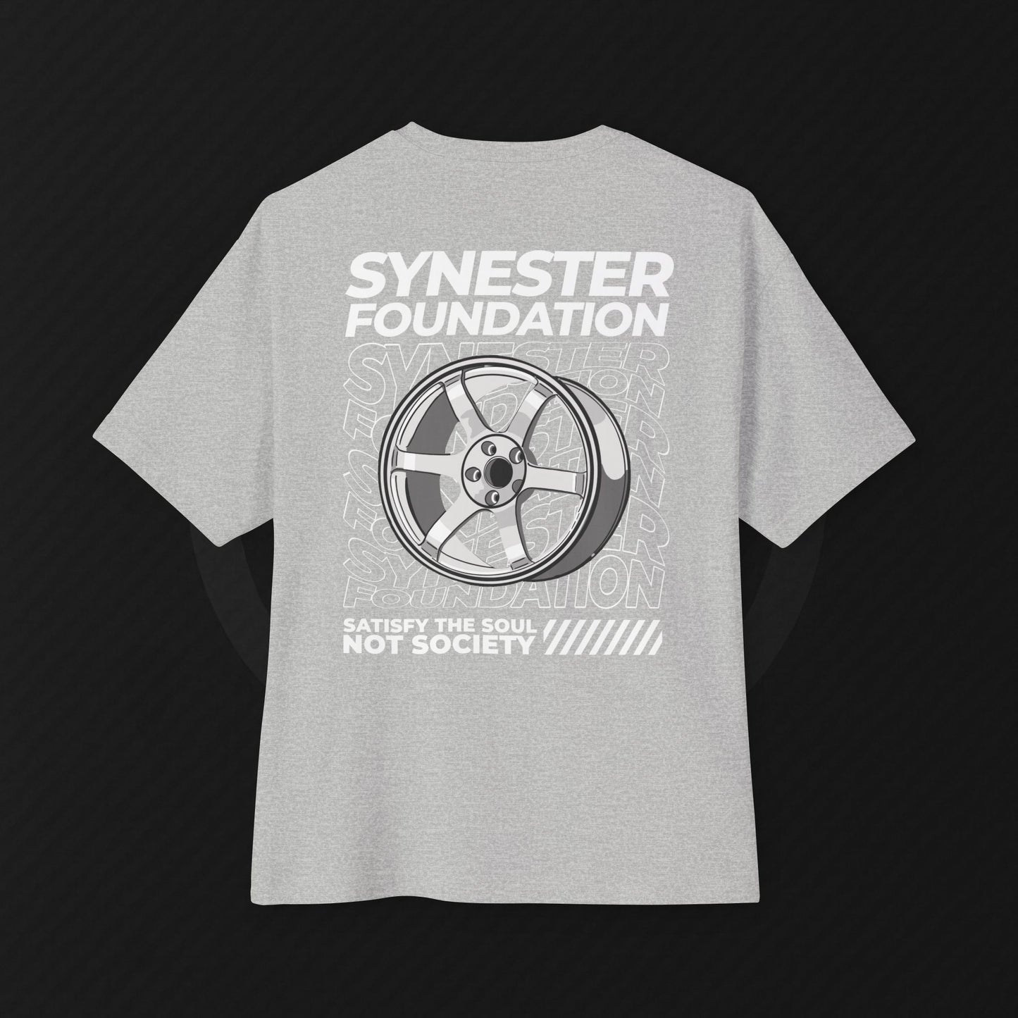 "STS" Oversized Tee – Satisfy The Soul, Not Society