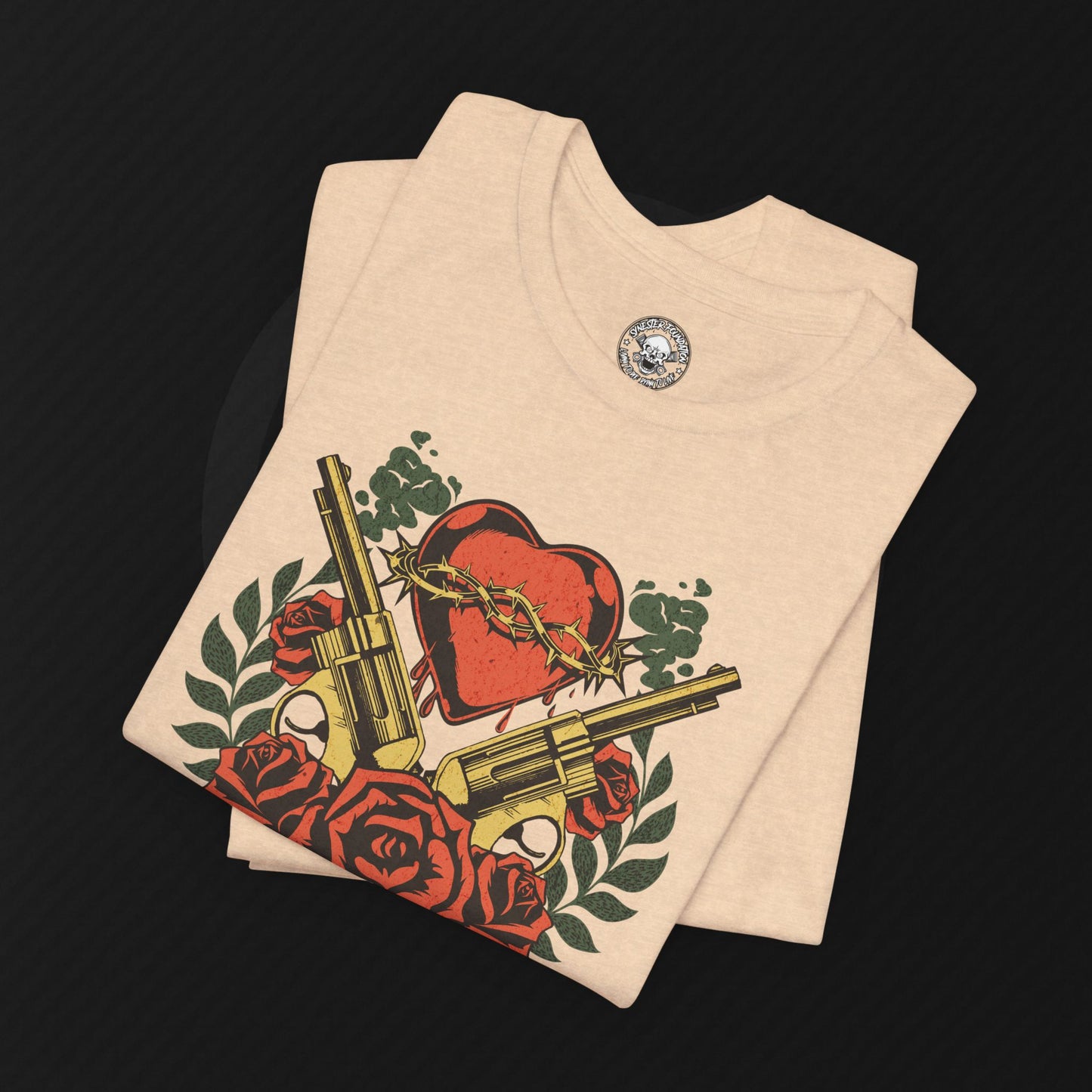 "Gunz & Roses" Tee – Synester Foundation | Dying to Live Collection