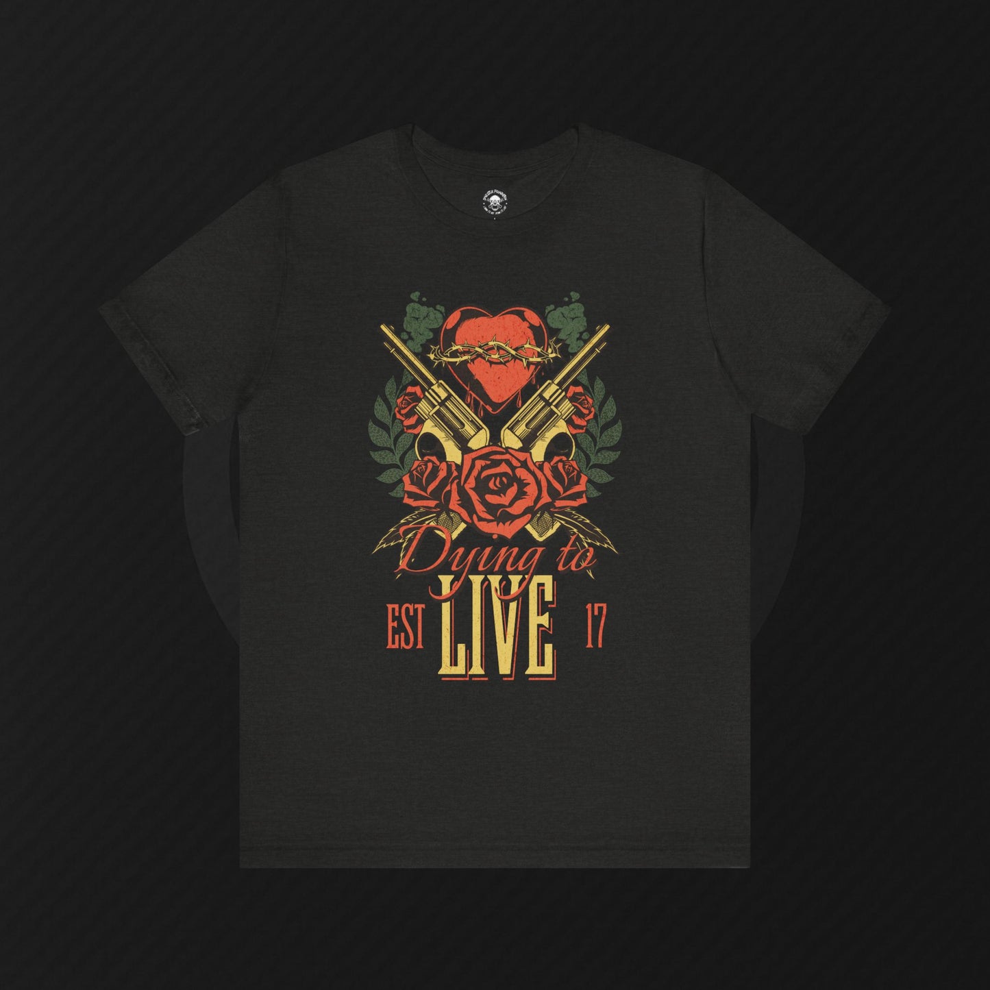 "Gunz & Roses" Tee – Synester Foundation | Dying to Live Collection