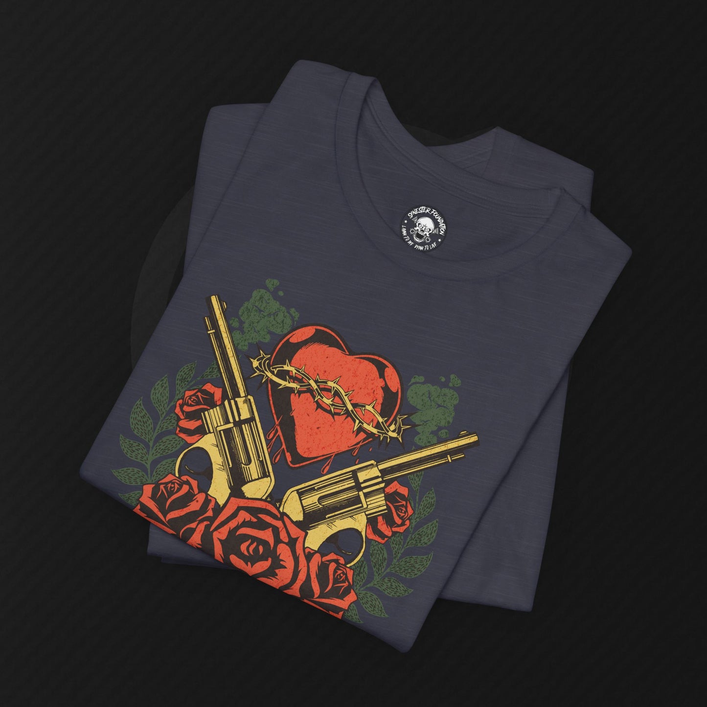 "Gunz & Roses" Tee – Synester Foundation | Dying to Live Collection