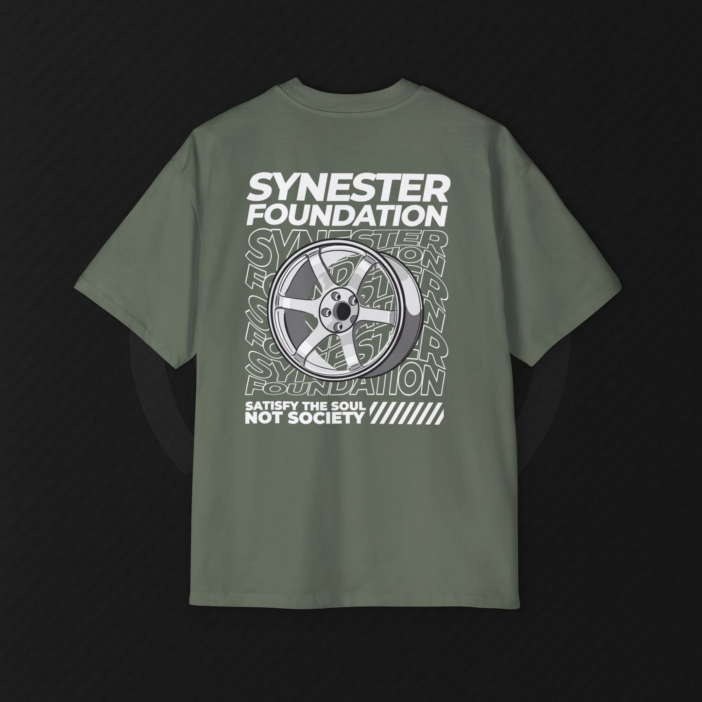 "STS" Oversized Tee – Satisfy The Soul, Not Society