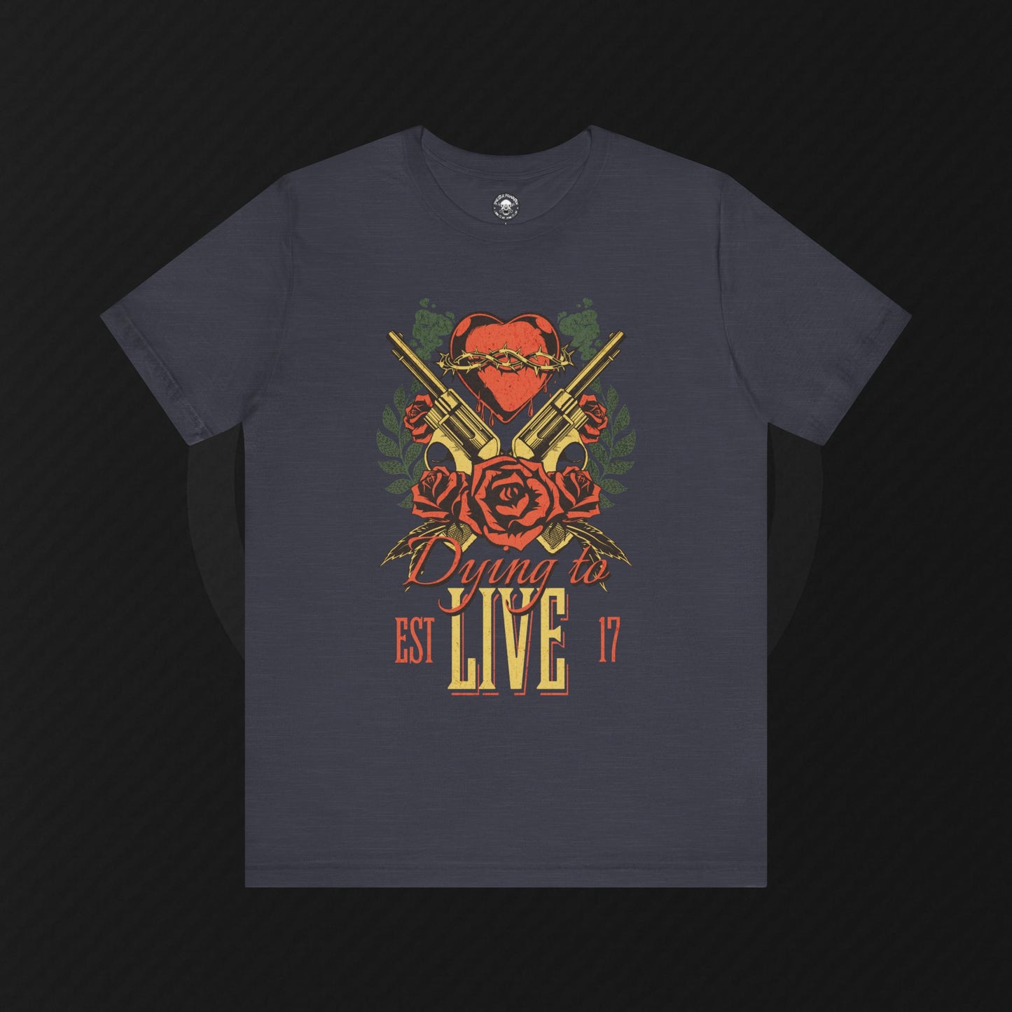 "Gunz & Roses" Tee – Synester Foundation | Dying to Live Collection