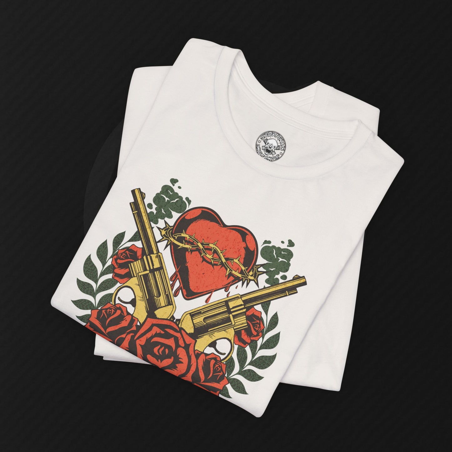 "Gunz & Roses" Tee – Synester Foundation | Dying to Live Collection