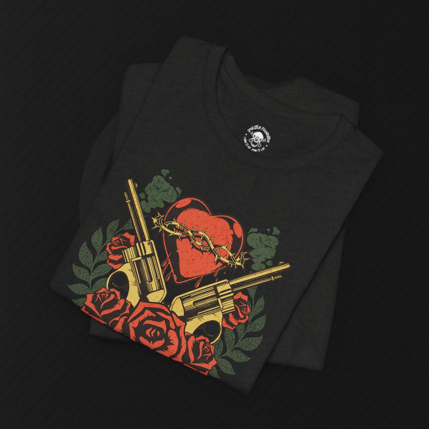 "Gunz & Roses" Tee – Synester Foundation | Dying to Live Collection