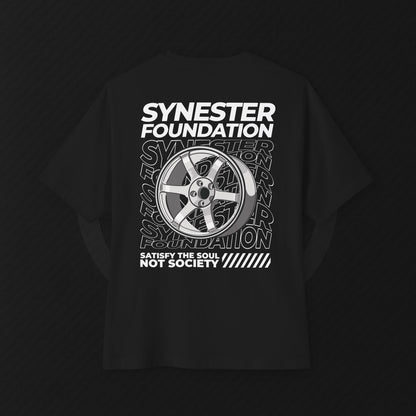 "STS" Oversized Tee – Satisfy The Soul, Not Society