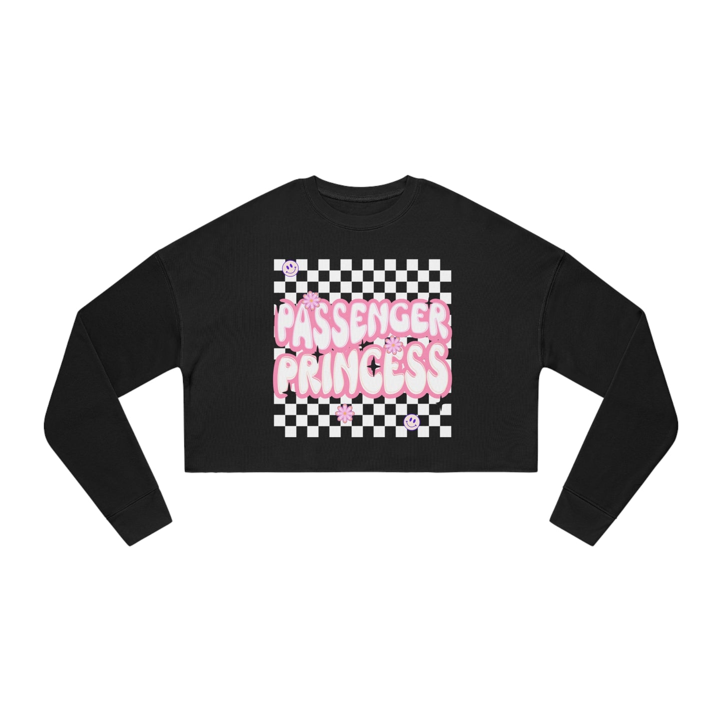 "Passenger Princess" Women's Cropped Sweatshirt