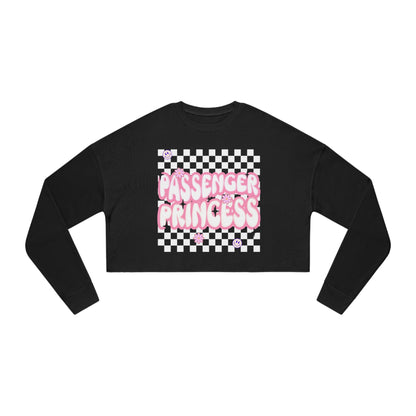 "Passenger Princess" Women's Cropped Sweatshirt