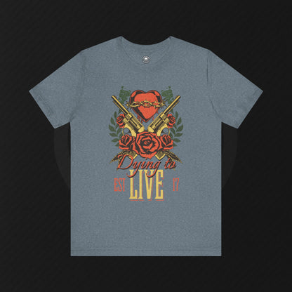 "Gunz & Roses" Tee – Synester Foundation | Dying to Live Collection