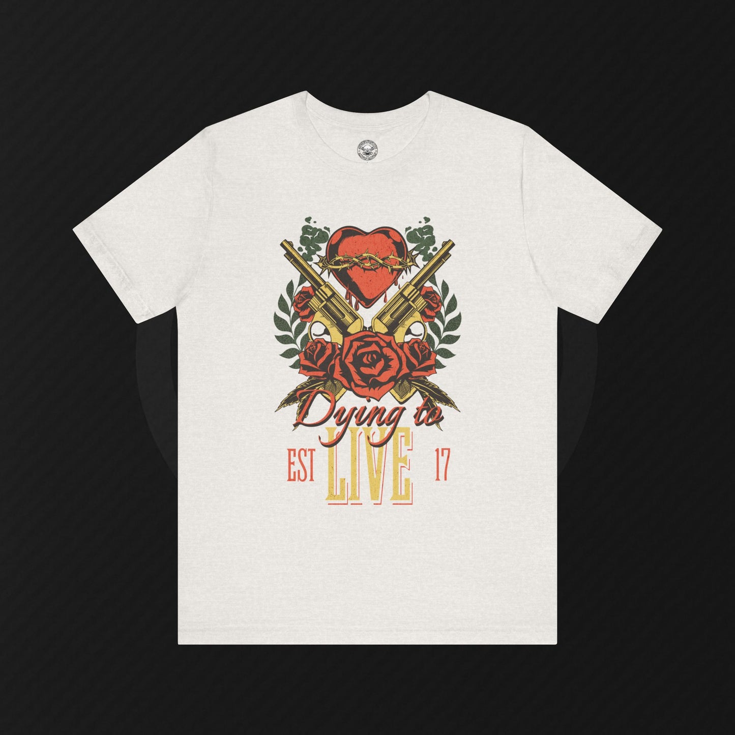 "Gunz & Roses" Tee – Synester Foundation | Dying to Live Collection