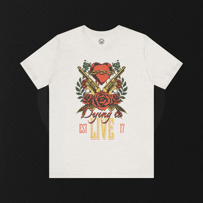 "Gunz & Roses" Tee – Synester Foundation | Dying to Live Collection
