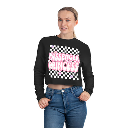 "Passenger Princess" Women's Cropped Sweatshirt