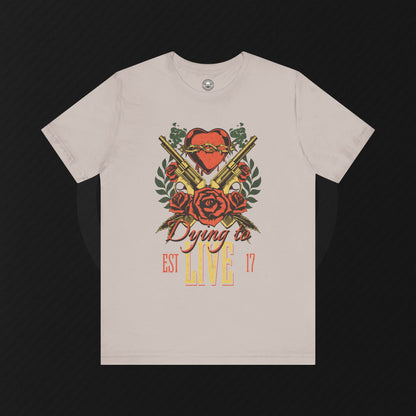 "Gunz & Roses" Tee – Synester Foundation | Dying to Live Collection