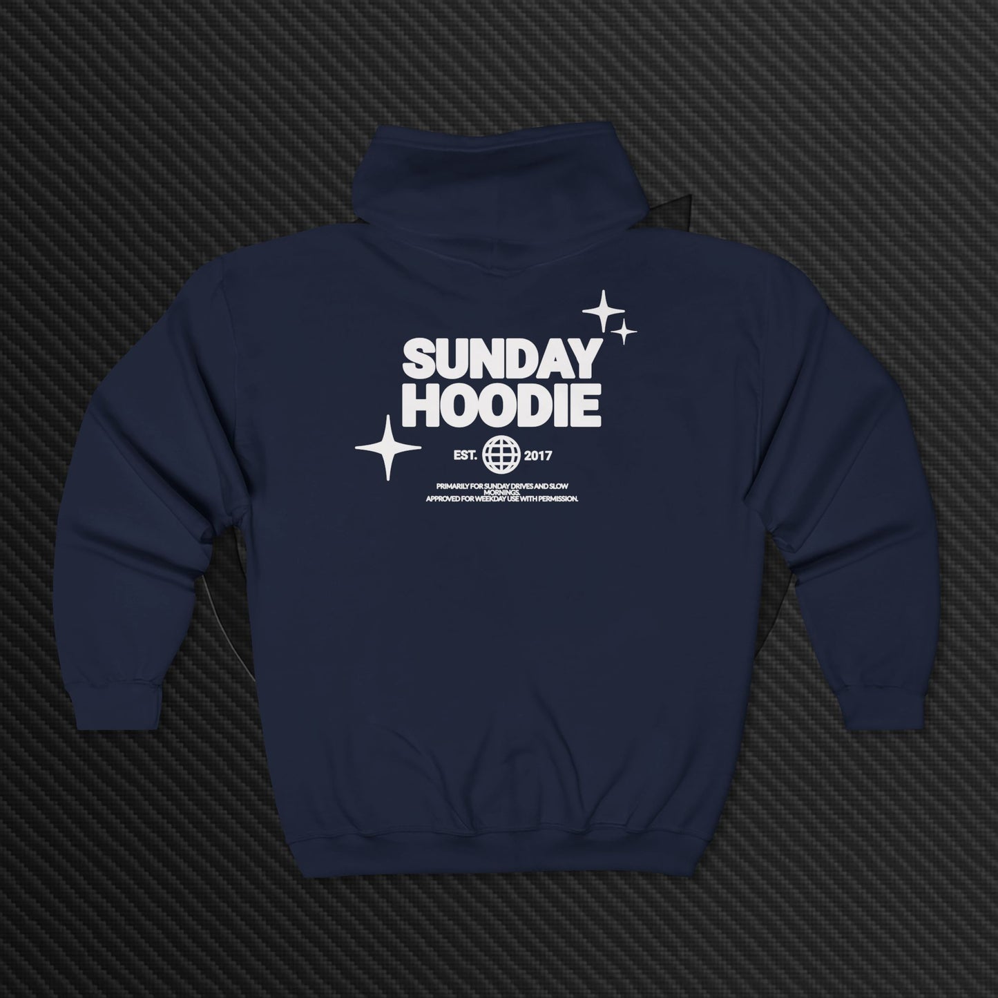 "This Is My Sunday Jacket" Full Zip Sweatshirt