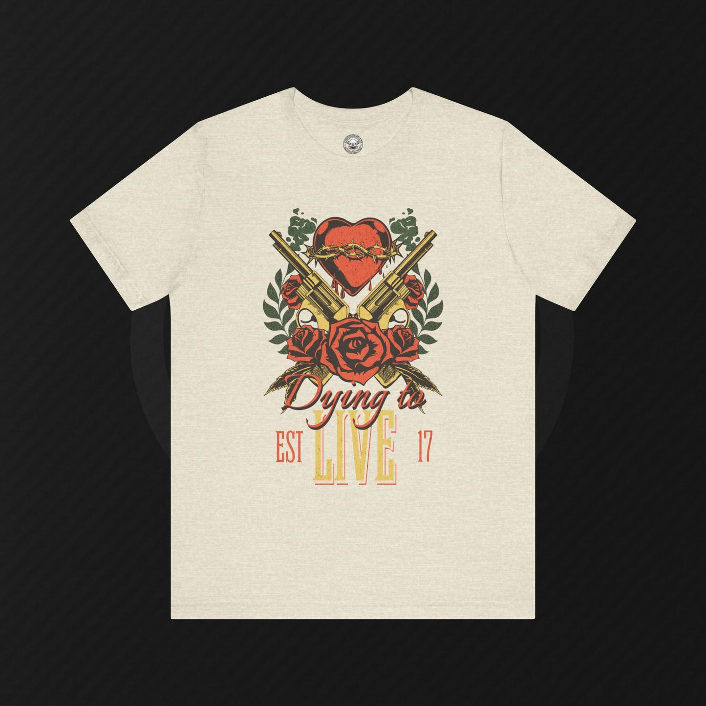 "Gunz & Roses" Tee – Synester Foundation | Dying to Live Collection