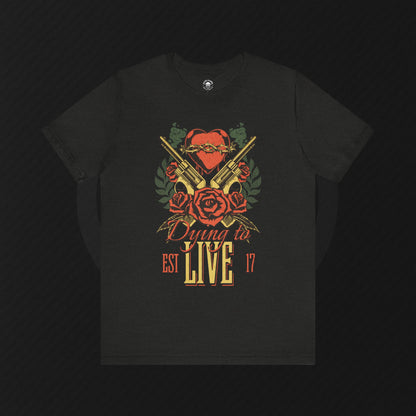 "Gunz & Roses" Tee – Synester Foundation | Dying to Live Collection