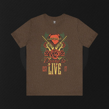 "Gunz & Roses" Tee – Synester Foundation | Dying to Live Collection
