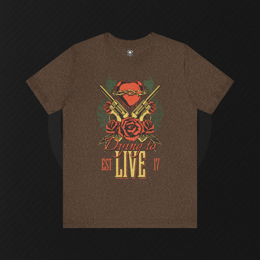"Gunz & Roses" Tee – Synester Foundation | Dying to Live Collection