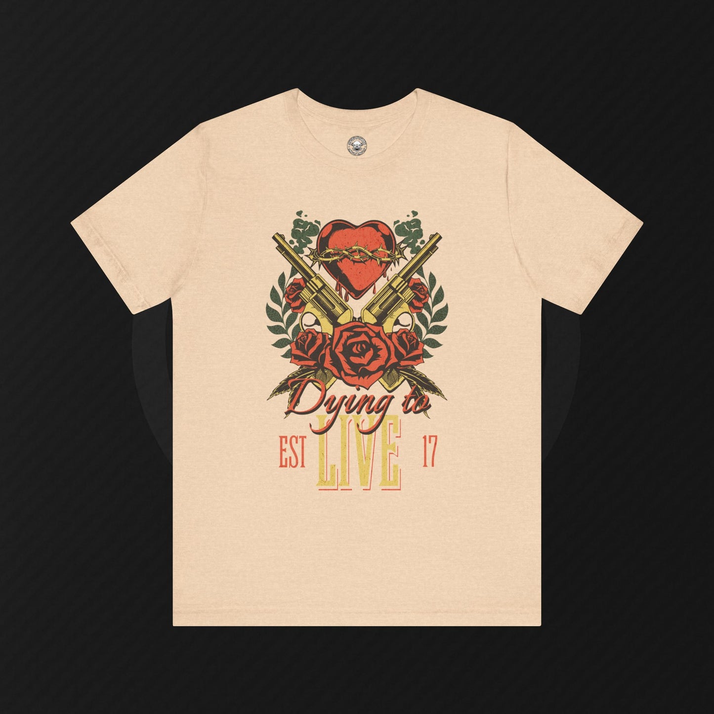 "Gunz & Roses" Tee – Synester Foundation | Dying to Live Collection