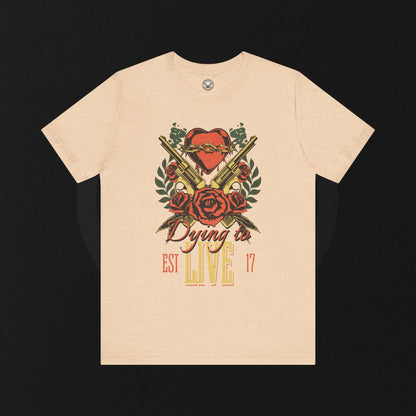 "Gunz & Roses" Tee – Synester Foundation | Dying to Live Collection