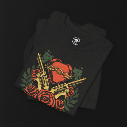 "Gunz & Roses" Tee – Synester Foundation | Dying to Live Collection