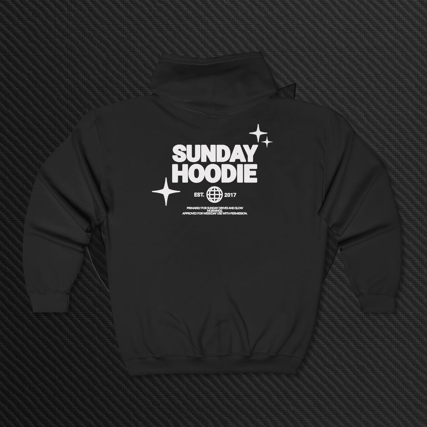 "This Is My Sunday Jacket" Full Zip Sweatshirt